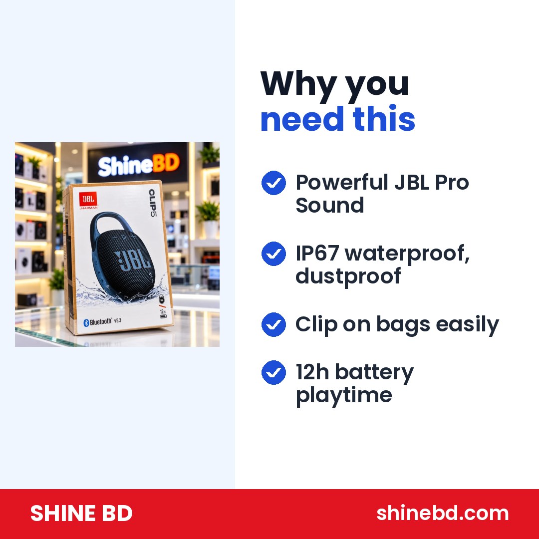 JBL Clip 4 Ultra-Portable Wireless Speaker