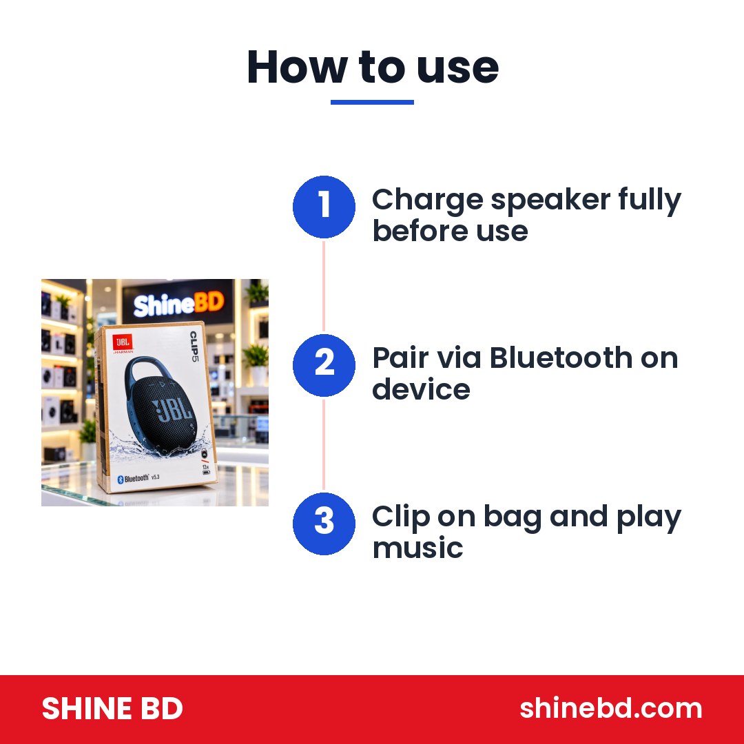 JBL Clip 4 Ultra-Portable Wireless Speaker